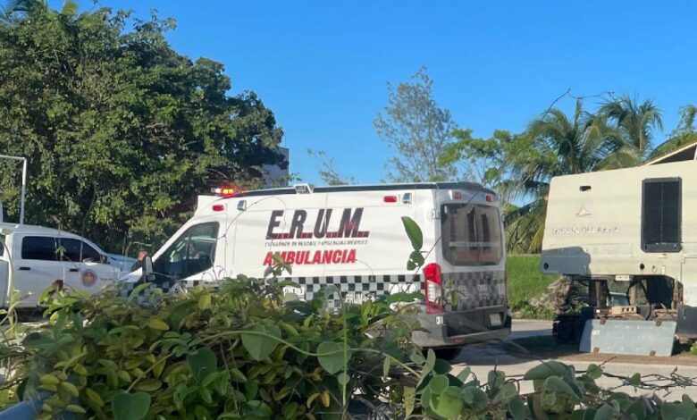 Con 5 elementos y una ambulancia del ERUM, para todo Cancún, hacen milagros