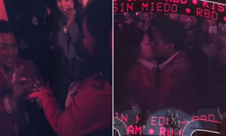 Joven propone matrimonio a su pareja durante concierto de RBD