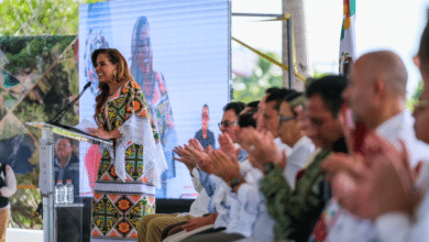 Claudia Sheinbaum y Mara Lezama celebran el primer aniversario e inauguran los tramos 6 y 7 del Tren Maya