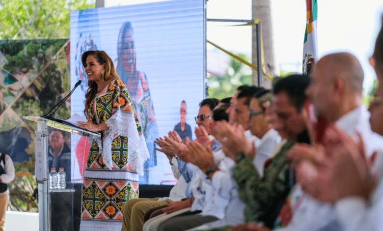 Claudia Sheinbaum y Mara Lezama celebran el primer aniversario e inauguran los tramos 6 y 7 del Tren Maya