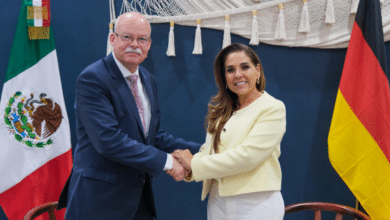 Fortalece Mara Lezama relación diplomática, turística e inversión con el Embajador de la República Federal de Alemania en México Clemens von Goetze