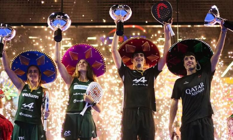 Ganadores en el México Major Premier Pádel