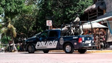 Refuerzan seguridad en Playa del Carmen por temporada decembrina