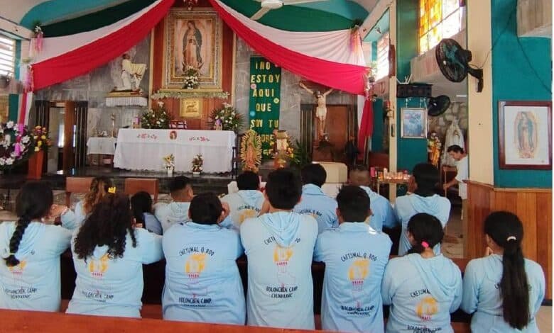 Arriban a Chetumal los primeros antorchistas guadalupanos