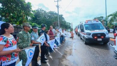 Dan banderazo en Kantunilkín al operativo Guadalupe-Reyes