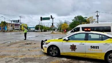 Recomienda tránsito municipal conducir precavidamente por lluvias