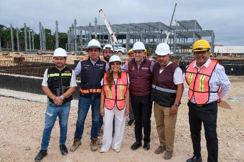 Supervisa Mara Lezama avances en la construcción del nuevo Hospital General de Chetumal