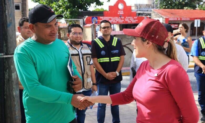 Atenea Gómez Ricalde encabeza supervisión para mantener Isla mujeres limpia y ordenada en esta temporada decembrina