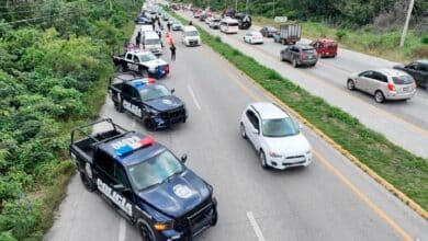 El “Operativo Blindaje Riviera Maya” refuerza seguridad en la vía Playa-Tulum