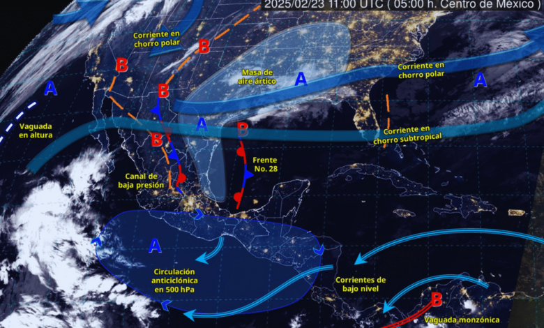 Lluvias y tormentas afectarán Yucatán y Quintana Roo