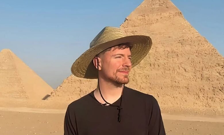 MrBeast muestra imágenes del interior de pirámides de Egipto