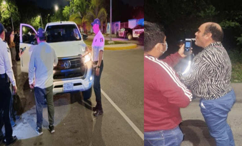 82 personas positivas al alcoholímetro en Chetumal