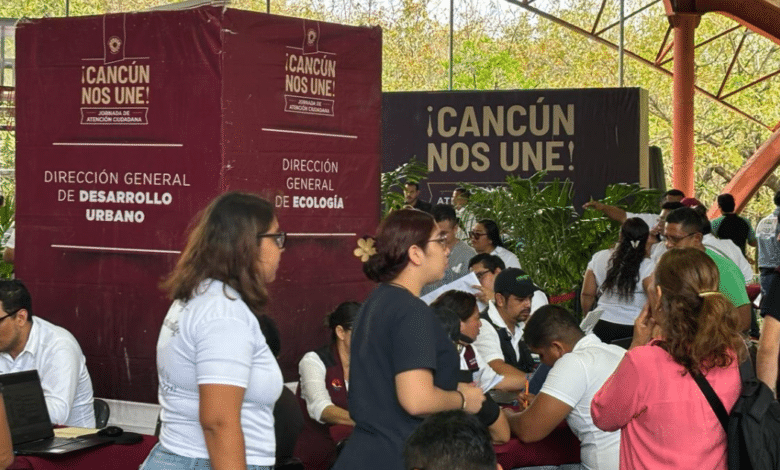 Acercan servicios del gobierno de Benito Juárez a la 510 de Cancún