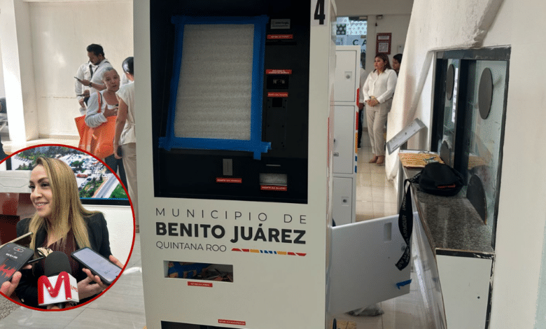 Imagen editada de cajeros automáticos inteligentes