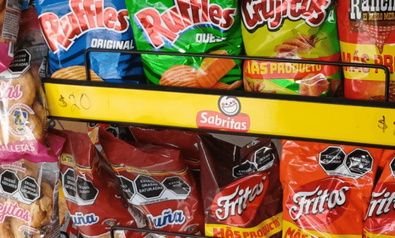 Imagen de diversas marcas de comida chatarra