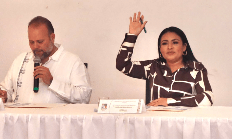 Presidenta municipal Blanca Merari respalda al nuevo Consejo de Ingenieros Civiles de Puerto Morelos