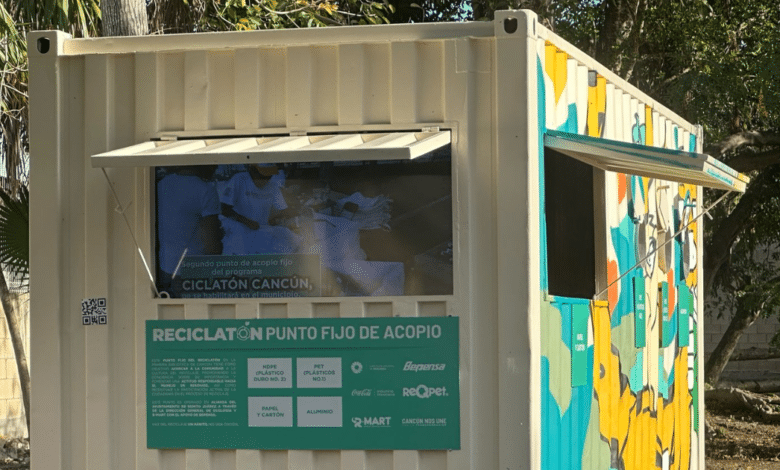 Instalación del Reciclaton 2025 punto fijo