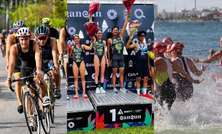 Imagen editada de triatlon