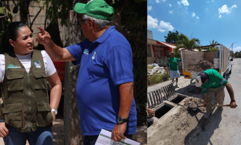 Avanza programa de mantenimiento de la red de drenaje pluvial previo a la temporada de lluvias