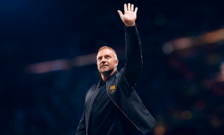 Hansi Flick renueva con el FC Barcelona hasta 2027 tras una temporada histórica (Foto por FC Barcelona)