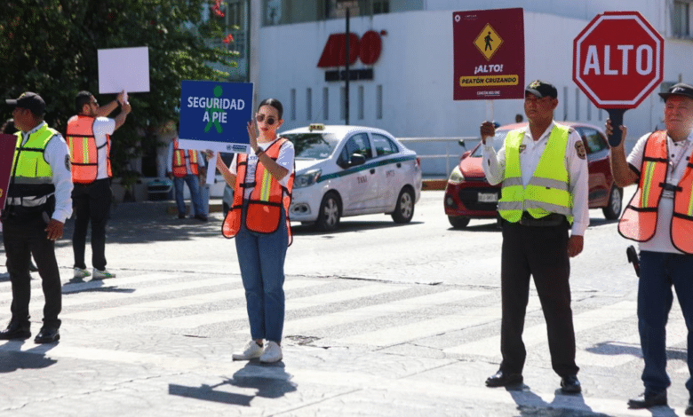 Intensifica gobierno de Benito Juárez campaña Operativo de cultura vial