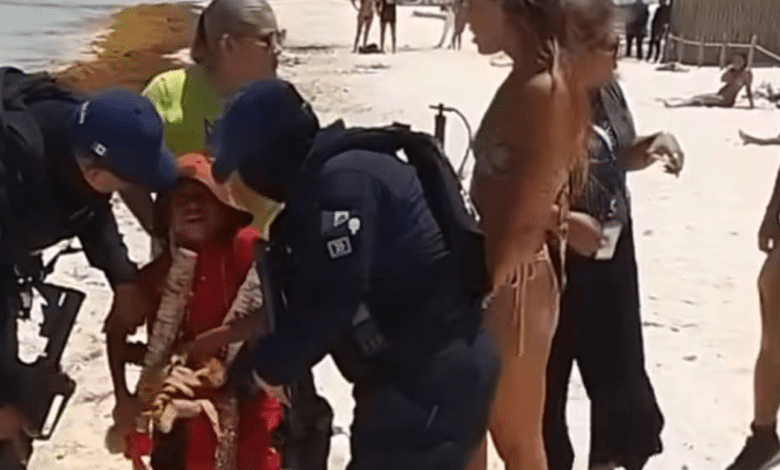 Suspenden a policías de Tulum que detuvieron a un niño en la playa