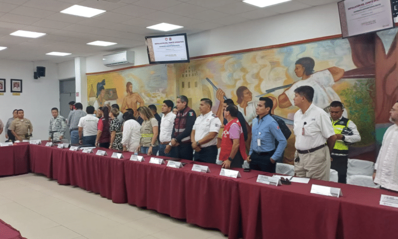 Instalan comité operativo especializado en fenómenos hidrometeorológicos 2025 en Cancún