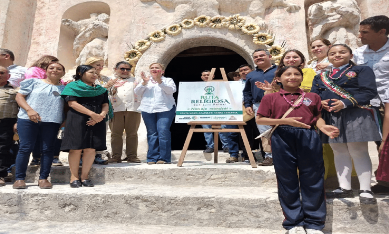 Ruta religiosa de San Luis Potosí inicia en Santa María Acapulco