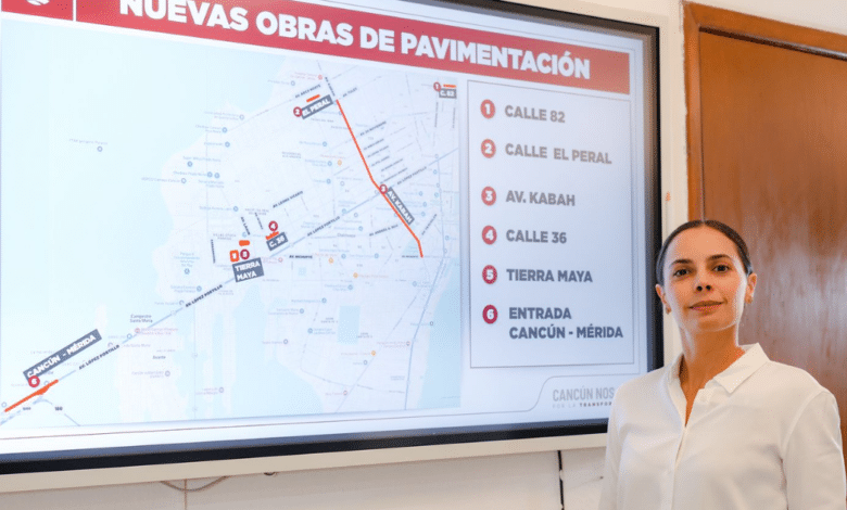 Transformará Ana Paty Peralta a Cancún con obras de infraestructura urbana