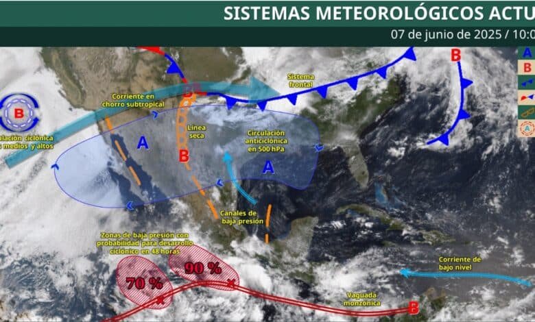 Se esperan vientos de hasta 60 kilómetros por hora en Quintana Roo. (Foto de internet)